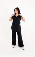 Sleeveless set - Black