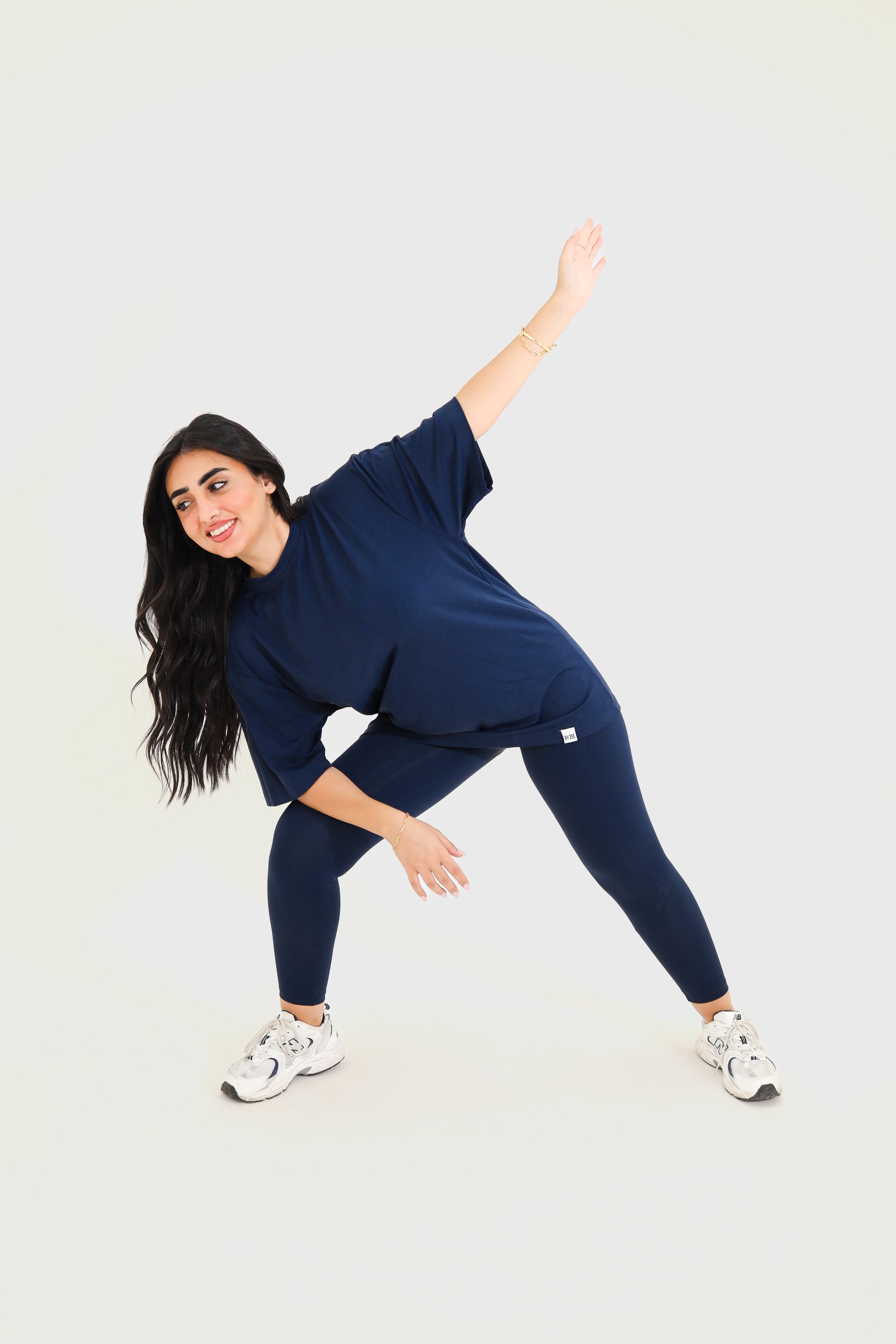 Legging set + coverup - Navy