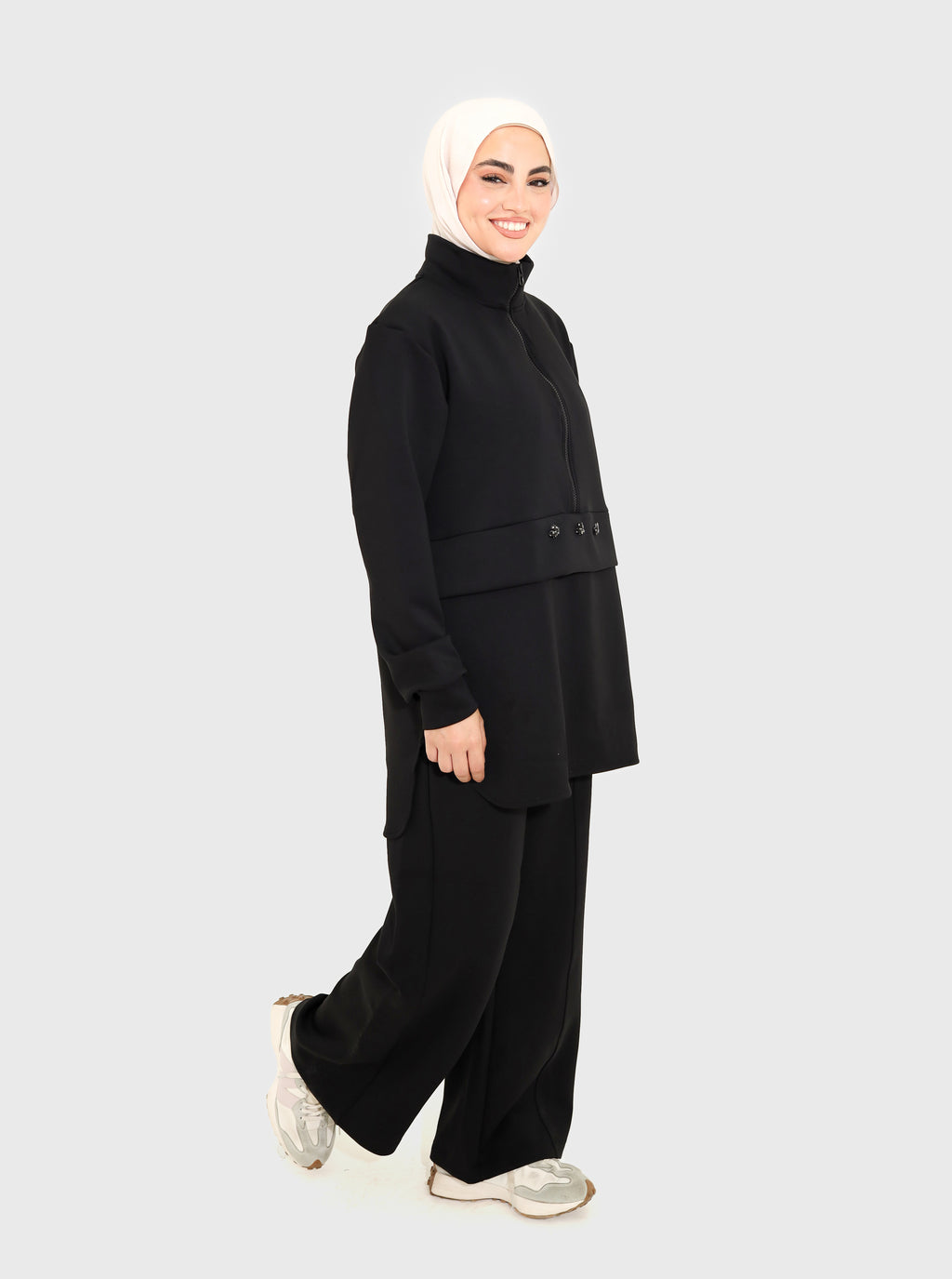 Long sleeved set - Black