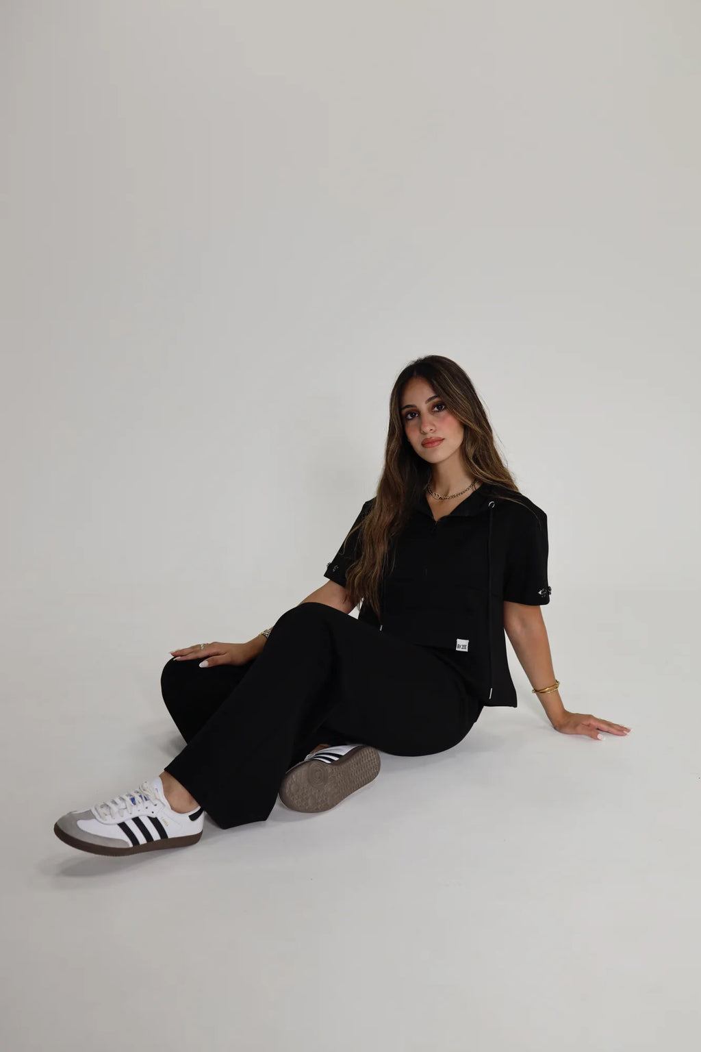 Embellished Scuba - Black