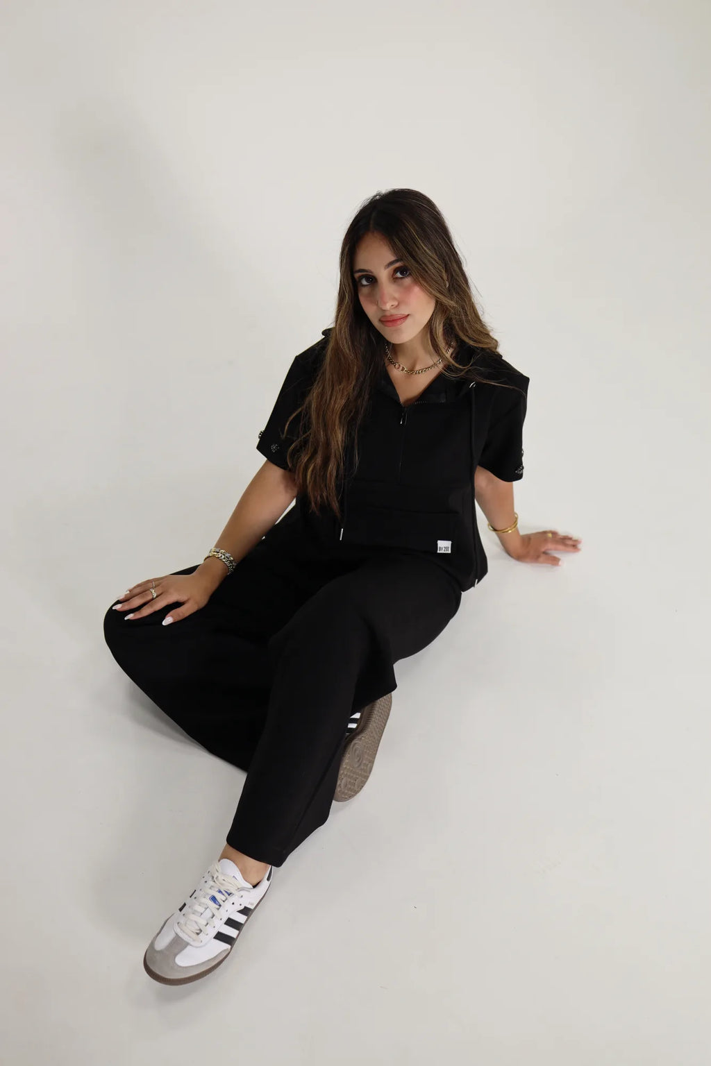 Embellished Scuba - Black