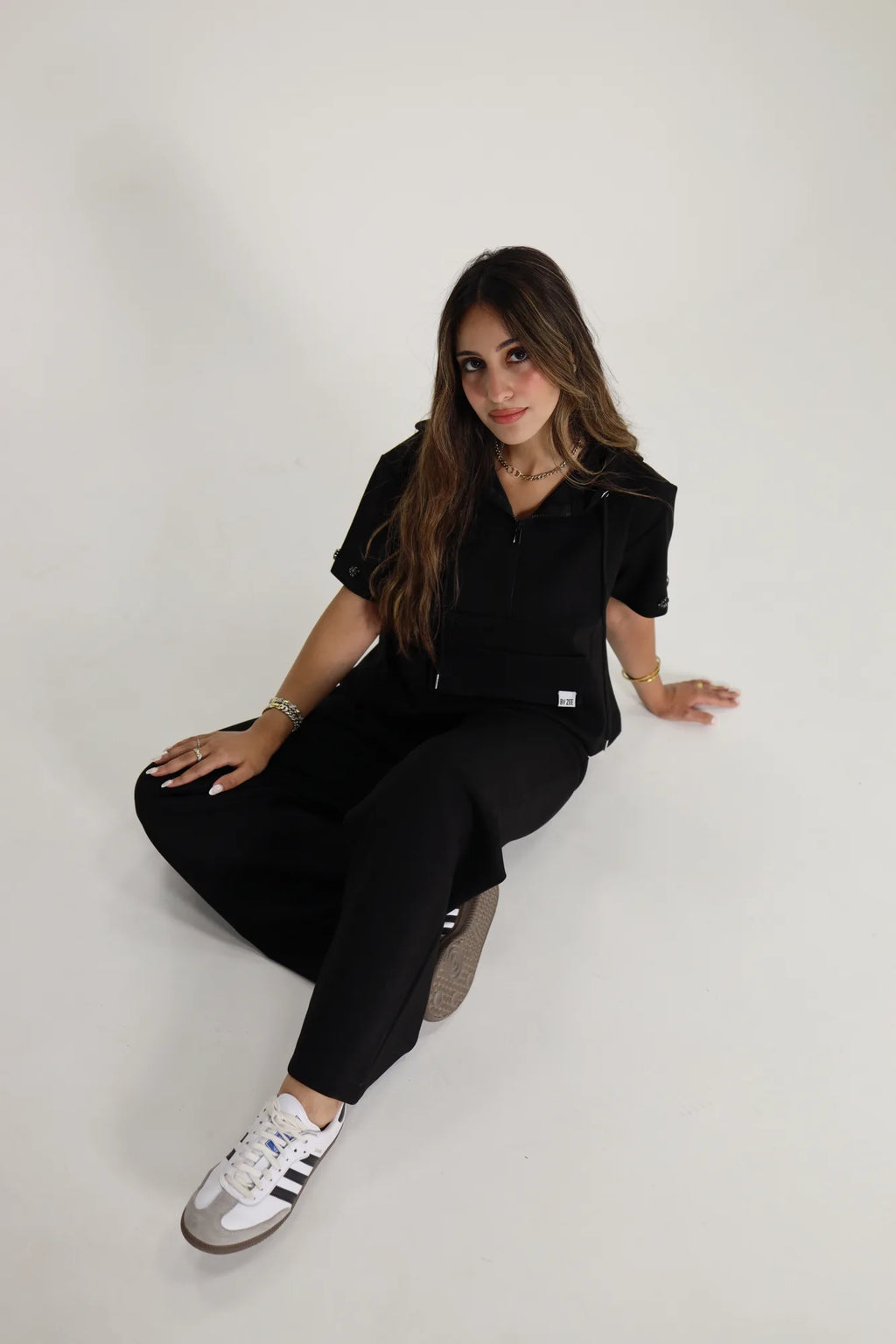Embellished Scuba - Black