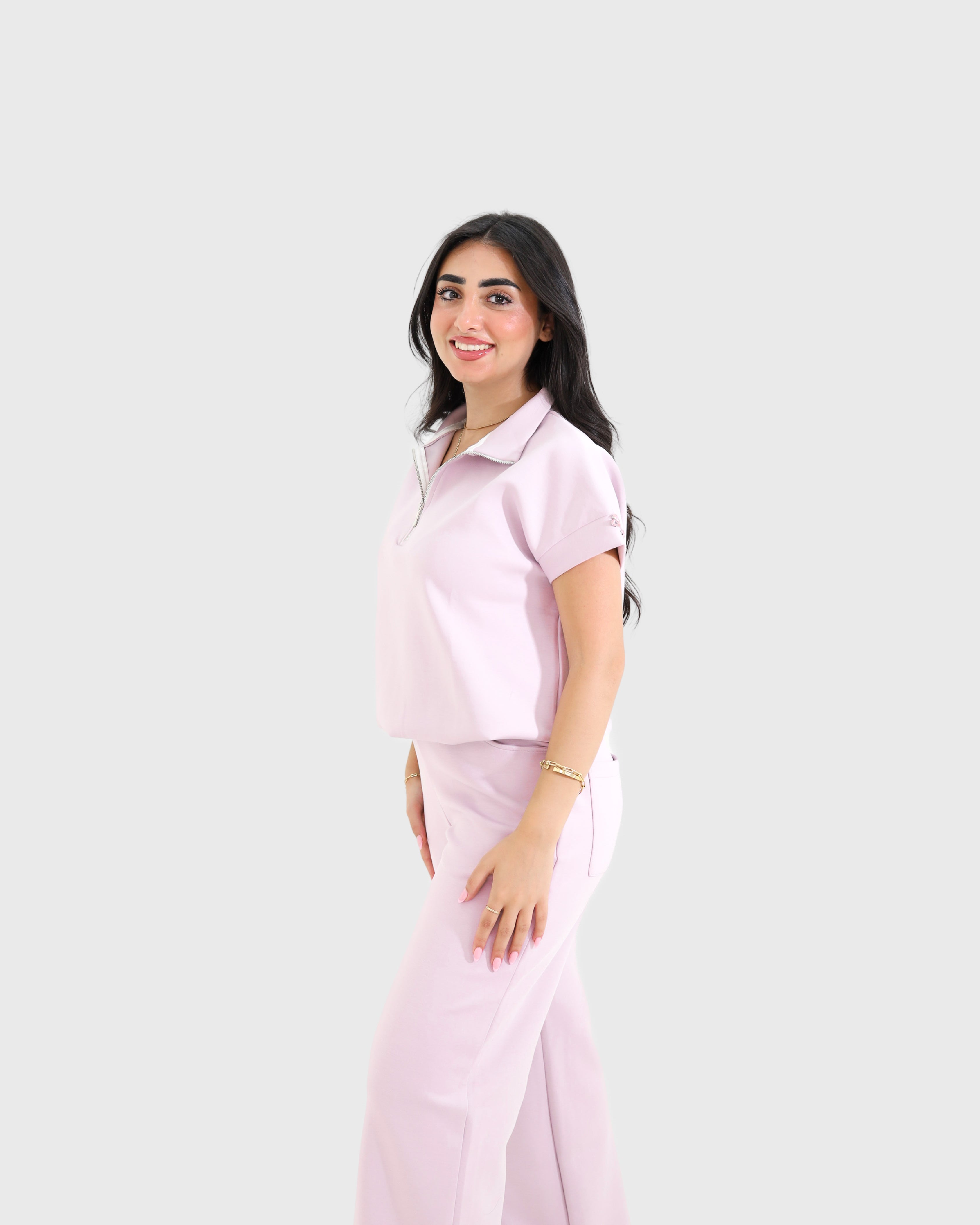 Short sleeved set - Lavender