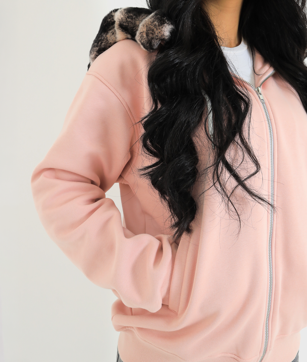 “Baby Pink” Hoodie Jacket
