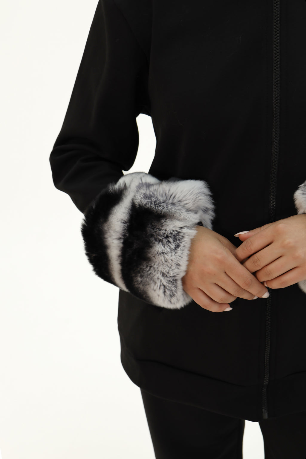 Zip Up Set - Black