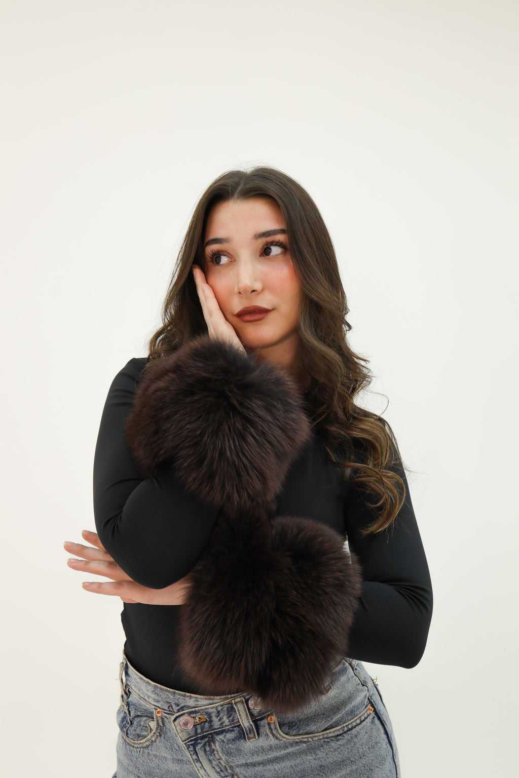Bodycon Bra Tops - Black - Fur