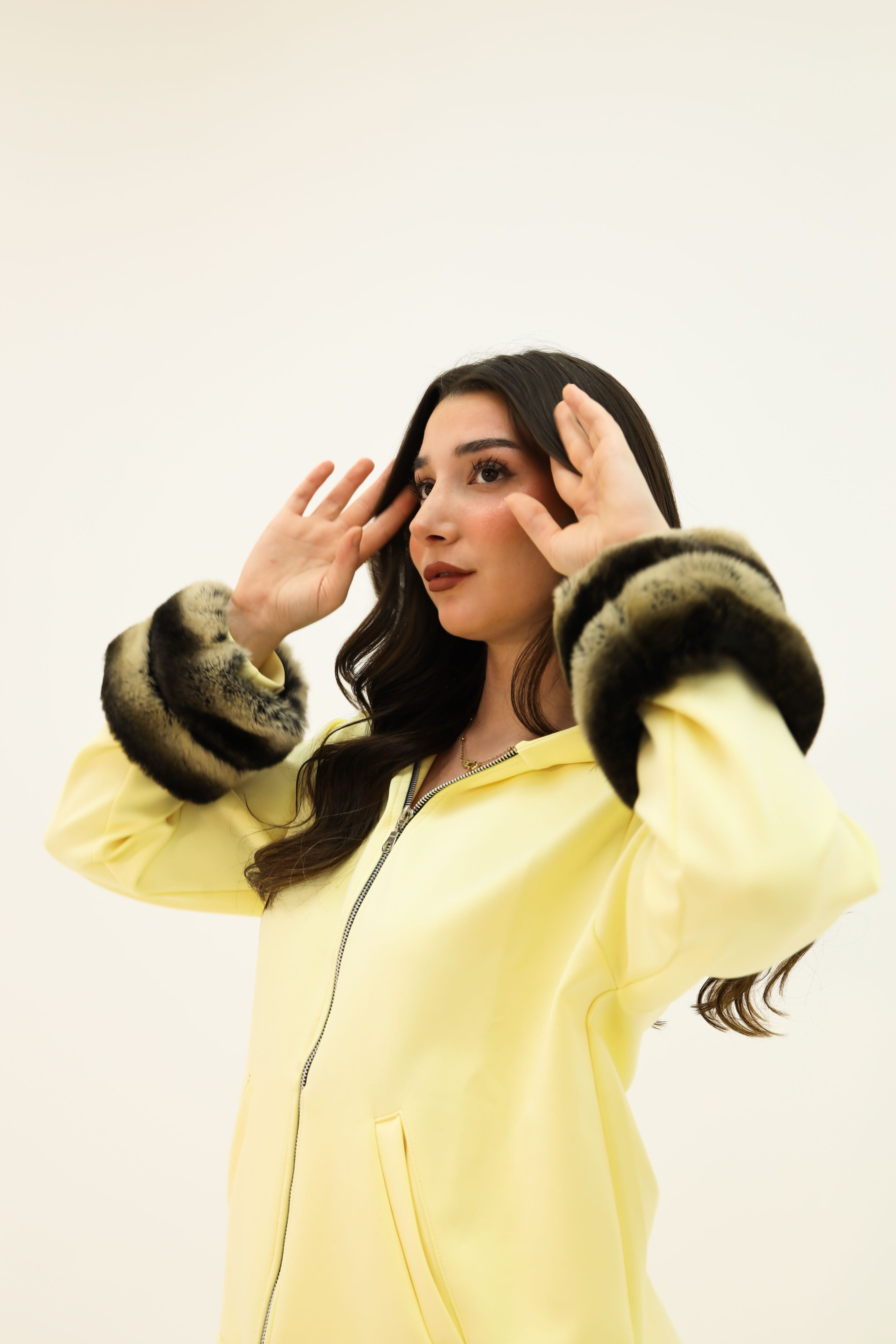 Zip Up Set - Butter Yellow