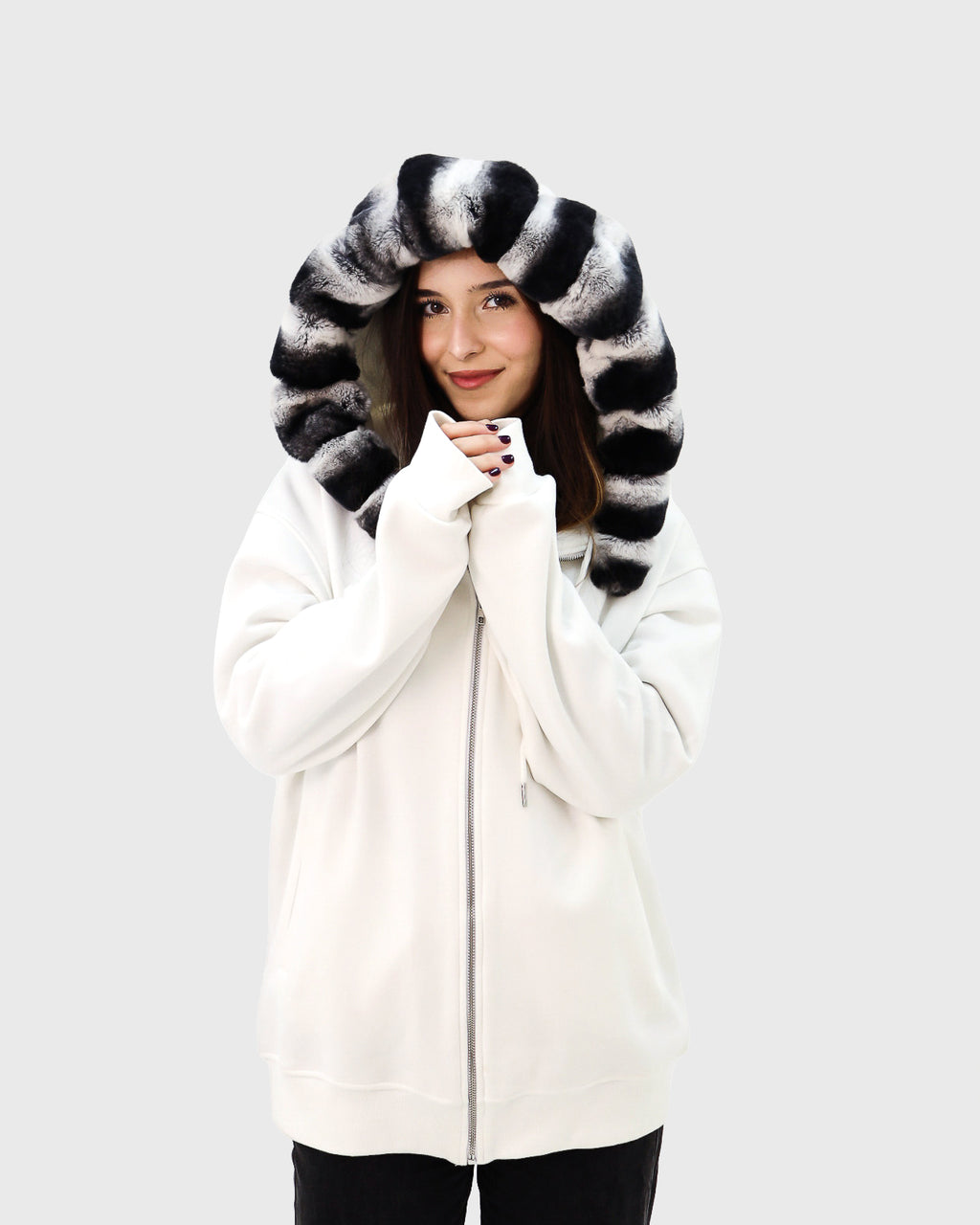 “White” Hoodie Jacket