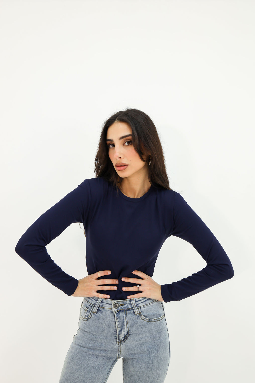 Bodycon Bra Tops - Navy