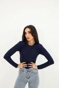 Bodycon Bra Tops - Navy
