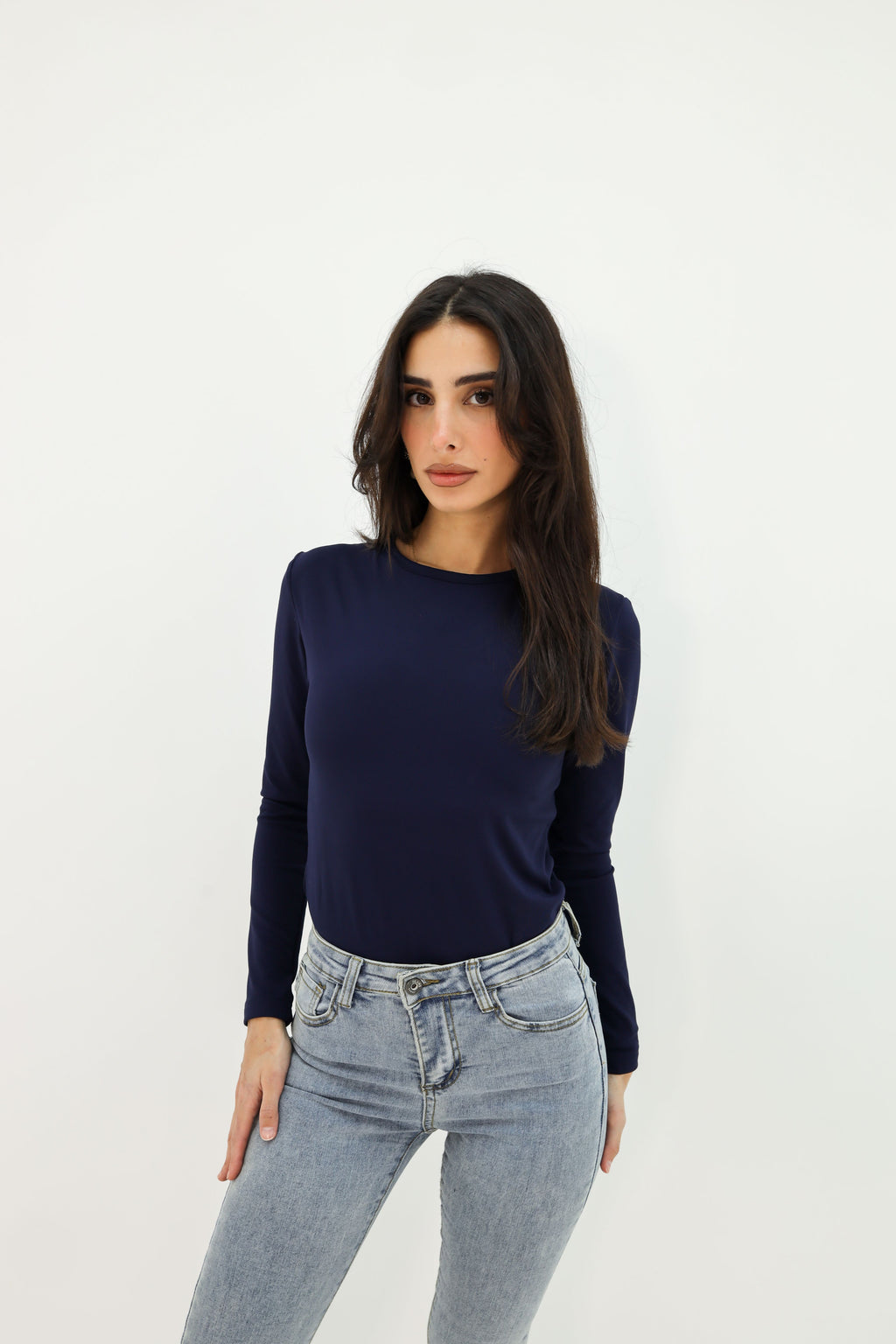 Bodycon Bra Tops - Navy